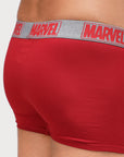 Zoiro Men's Marvel Printed Trunk (Pack 2) - Chinese Red + Sky Diver