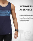 Zoiro Men's Marvel Singlet Vest - Captain America