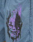 Zoiro Men's Thanos Print Boxer - Malibu Blue