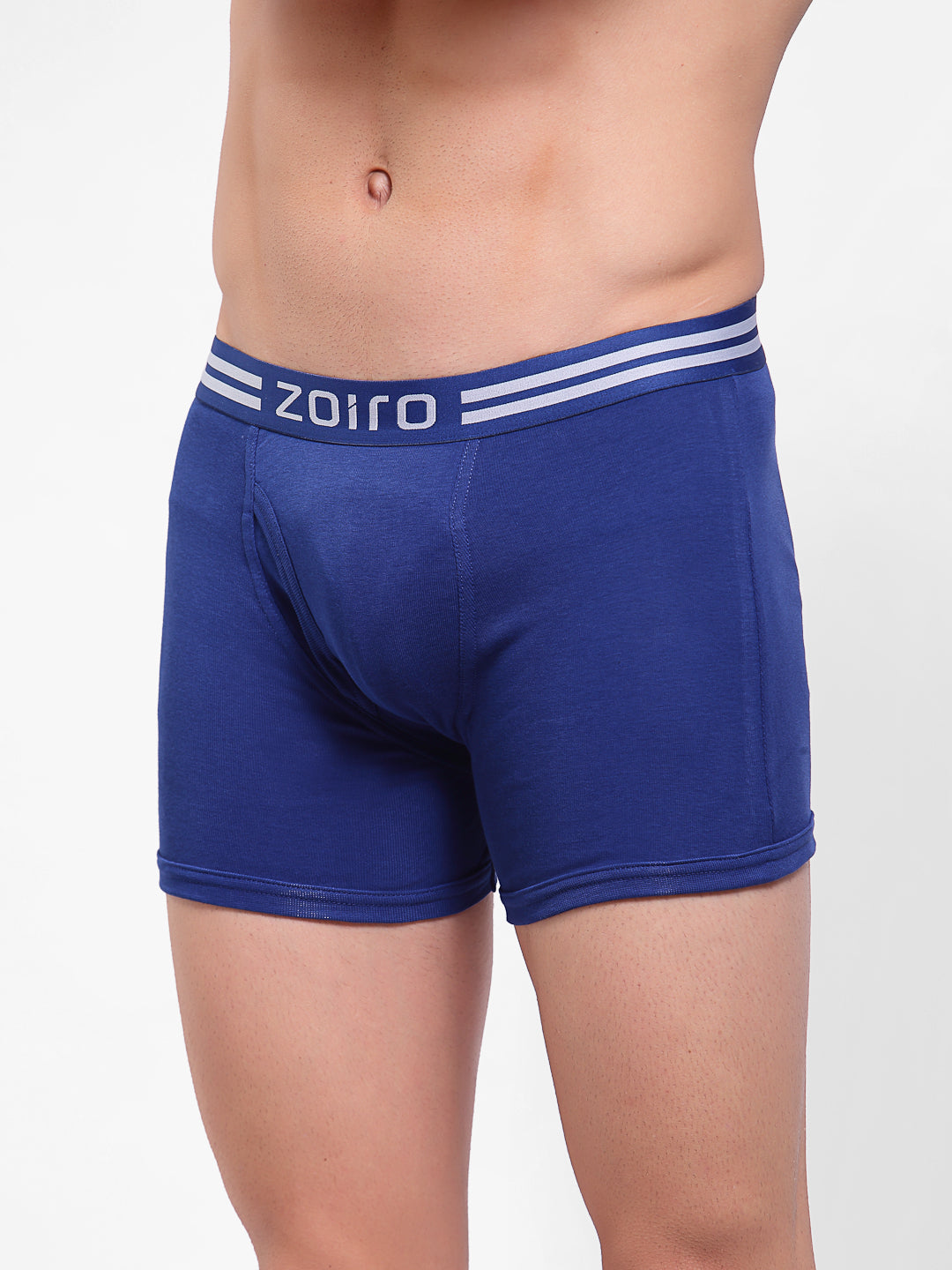 Zoiro Men&#39;s Cotton Soft Classics Trunk Dark Blue