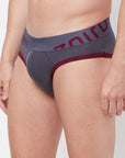 Zoiro Men's Cotton Solid Trends Brief Nine Iron