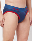 Zoiro Men's Cotton Solid Trends Brief Legion Blue