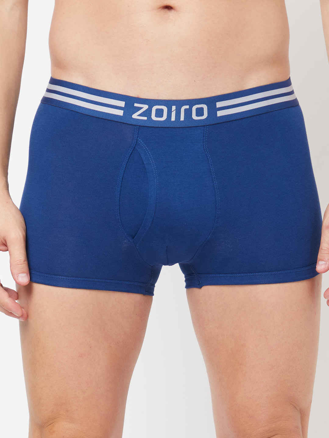 Zoiro Men&#39;s Cotton Soft Classics Trunk - Dark Blue