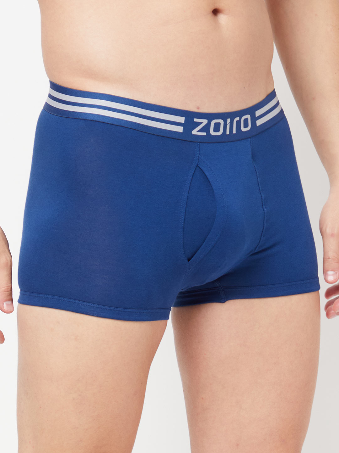 Zoiro Men&#39;s Cotton Soft Classics Trunk - Dark Blue