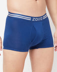 Zoiro Men's Cotton Soft Classics Trunk - Dark Blue