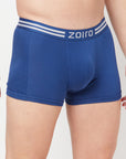 Zoiro Men's Cotton Soft Classics OE Trunk - Dark Blue
