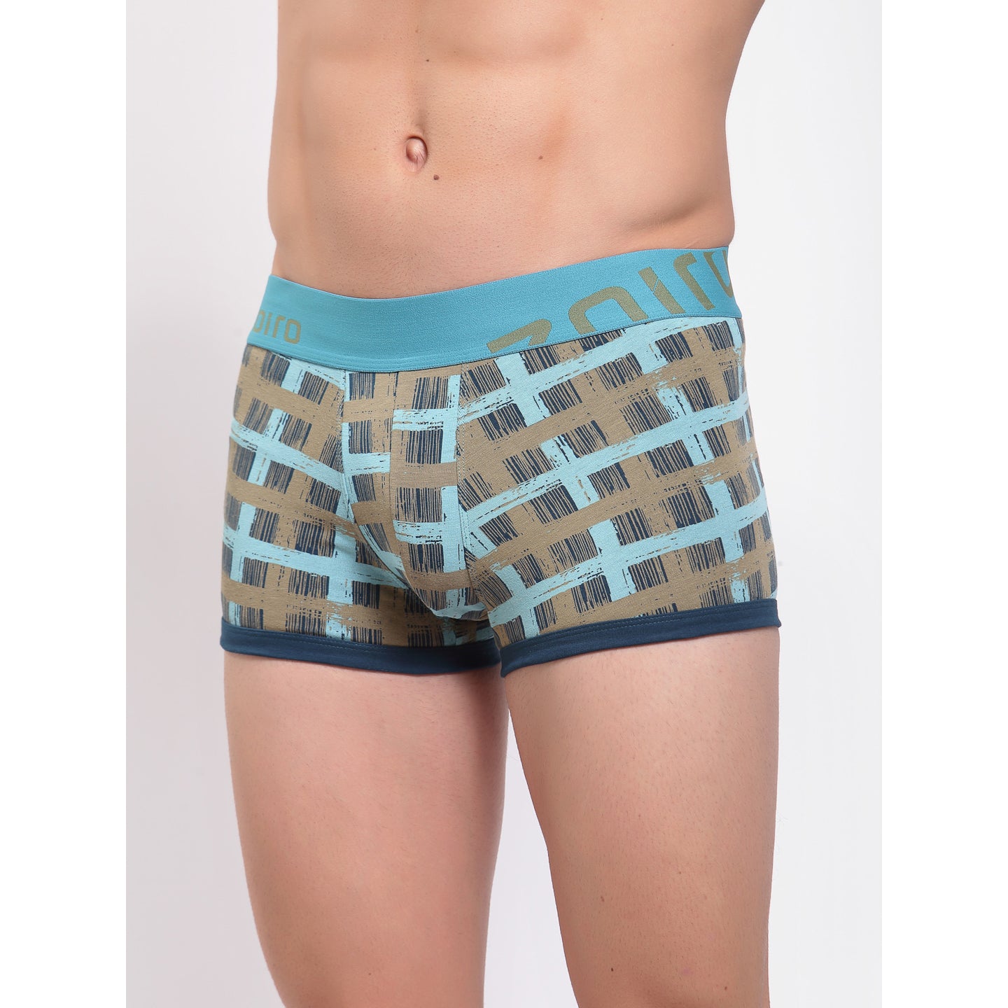 Zoiro Men's Cotton Trunk (Pack Of 2) Atlantic deep + Pagoda Blue/ Atlantic deep