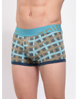 Zoiro Men's Cotton Trunk (Pack Of 2) Atlantic deep + Pagoda Blue/ Atlantic deep