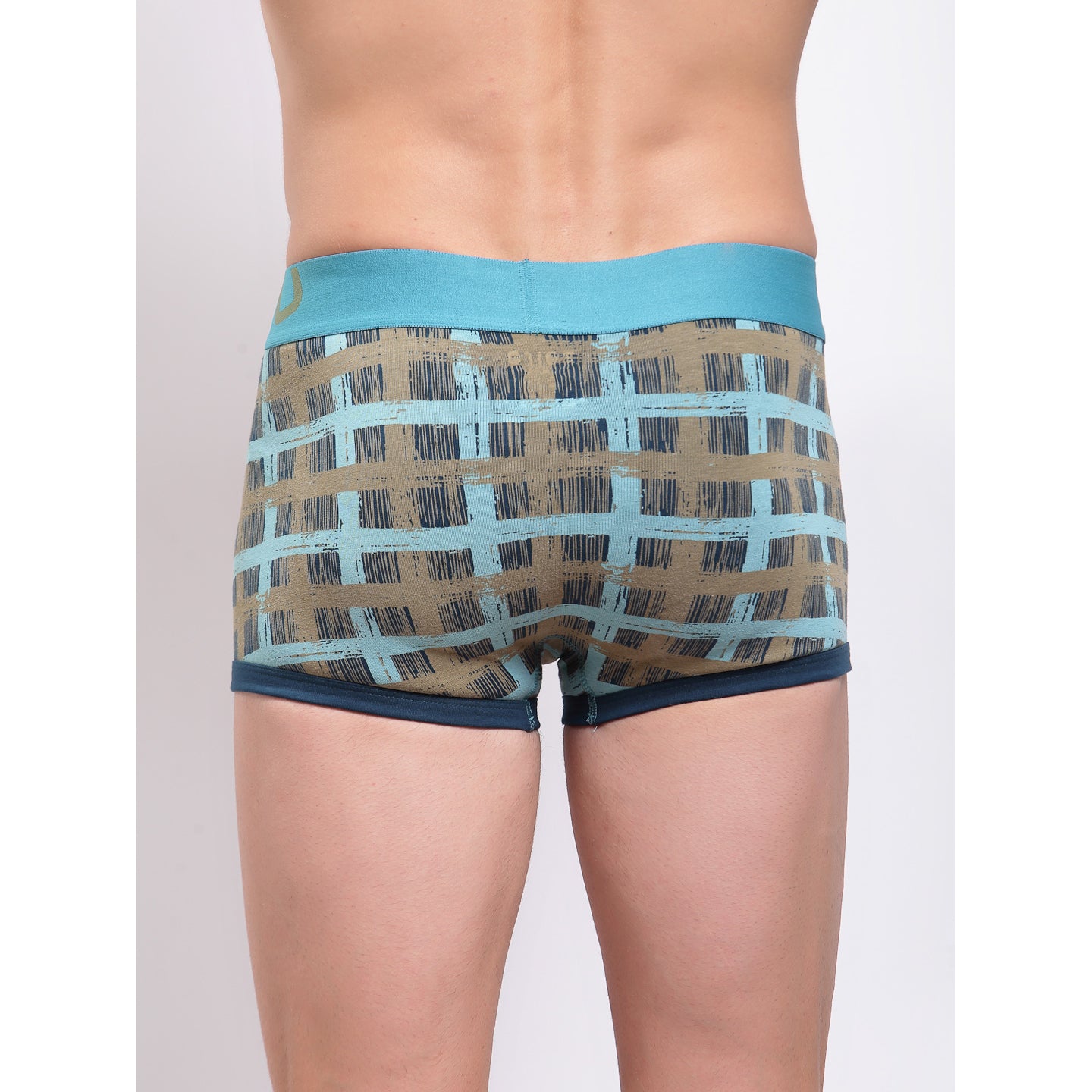 Zoiro Men's Cotton Trunk (Pack Of 2) Atlantic deep + Pagoda Blue/ Atlantic deep