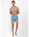 Zoiro Men's Cotton Trunk (Pack Of 2) Atlantic deep + Pagoda Blue/ Atlantic deep