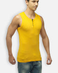Zoiro Men's Cotton Solid Vest