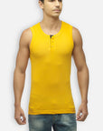 Zoiro Men's Cotton Solid Vest
