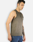Zoiro Men's Cotton Solid Vest - Pack Of 3
