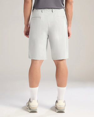 Zoiro Athleisure Shorts Mist Grey - Back View