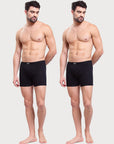 Men Soft Classic LTrunk (Pack of 2) Black + Black