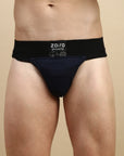 Zoiro Men's Cotton Sports Gym Supporter Brief Navy