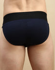 Zoiro Men's Cotton Sports Gym Supporter Brief Navy