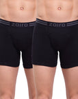 Men Soft Classic Trunk (Pack of 2) Black + Black