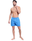 Men's Printed Boxer - Malibu Blue