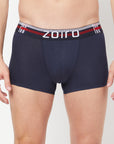 Zoiro Men's Cotton Solid Trends Trunk Navy