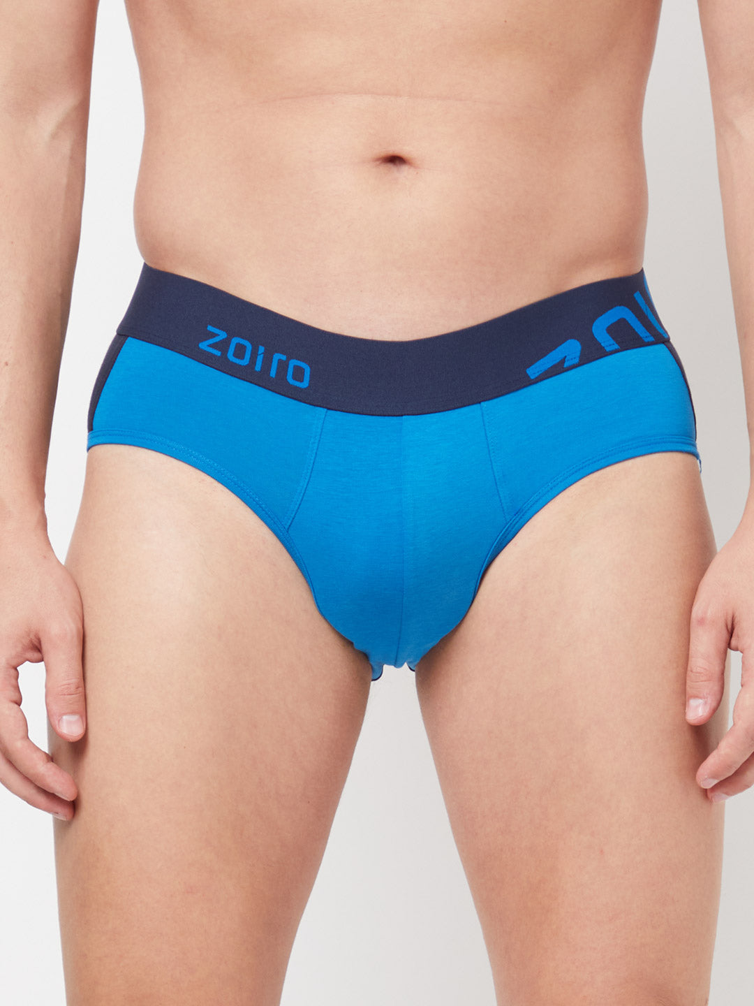 Zoiro Cotton Soft Men&#39;s Brief (Pack Of 2) Total Eclipse + Directory Blue/ Total Eclipse