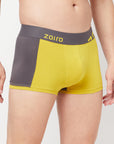 Zoiro Men's Cotton Trend Trunk (Pack of 2) Sulphur/Castle Rock + Nine Iron/Windsorewine