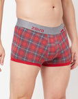Zoiro Men's Cotton Trends Trunk (Pack of 2) Chinese Red + Atlantic Deep
