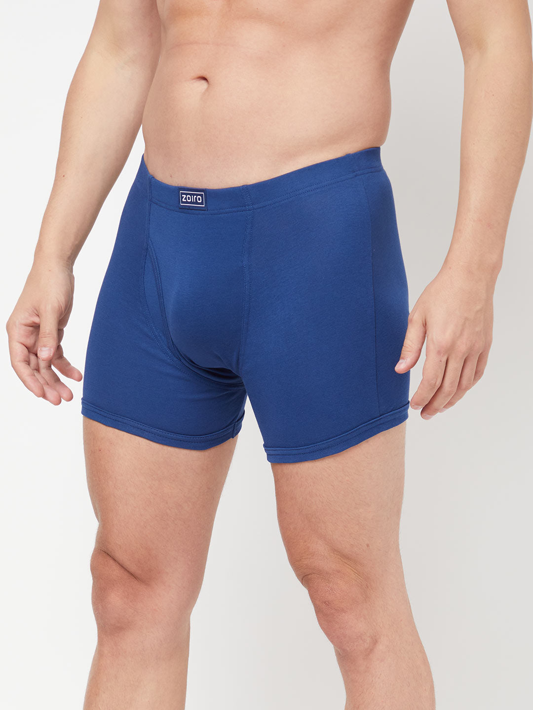 Zoiro Men&#39;s Cotton Soft Classics IE Trunk - Dark Blue