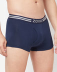 Zoiro Men's Cotton Soft Classics Trunk - Dark Denim