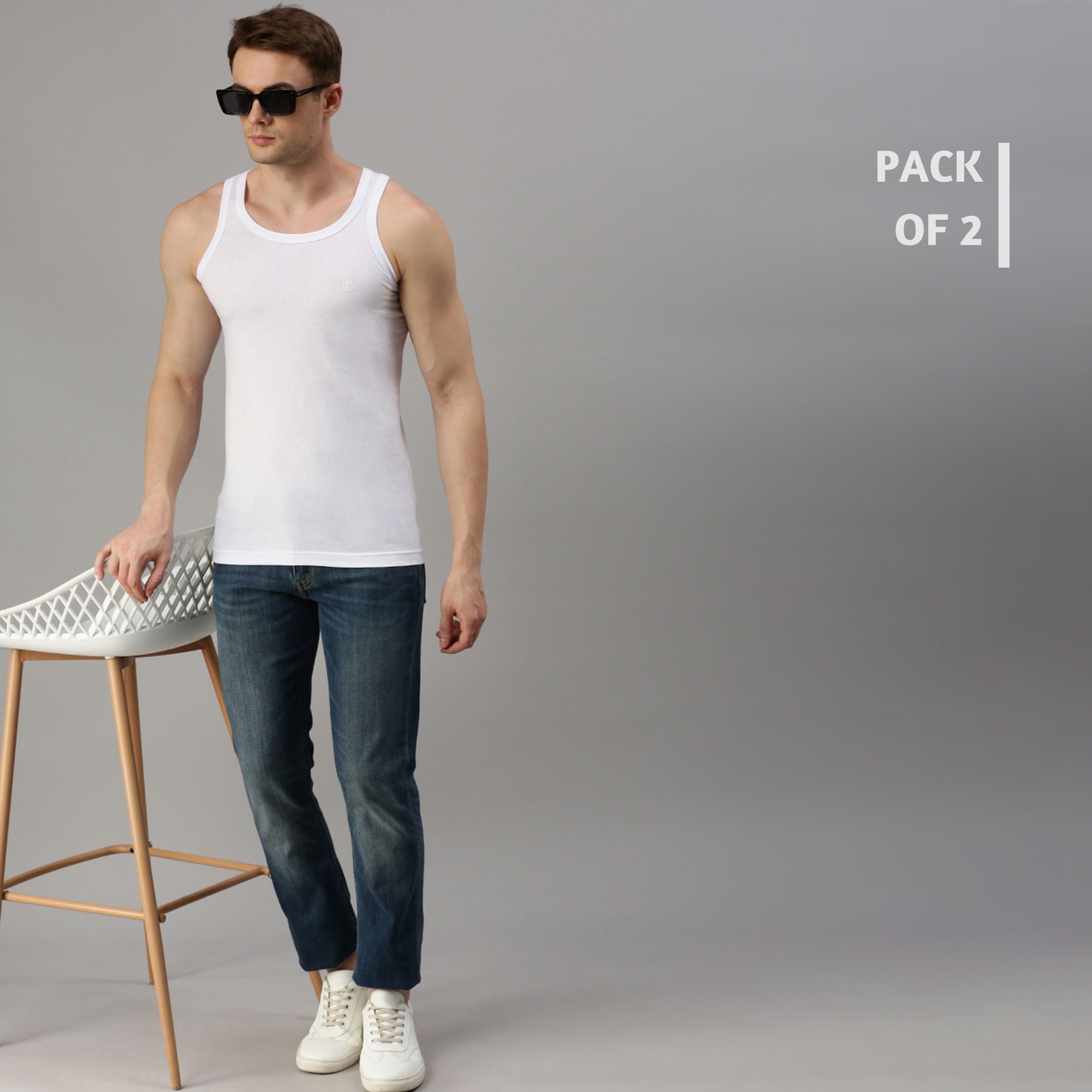 Viking Cotton Men's Colour Sleeveless Vest Innerwear Online Shopping –  Zotory.com