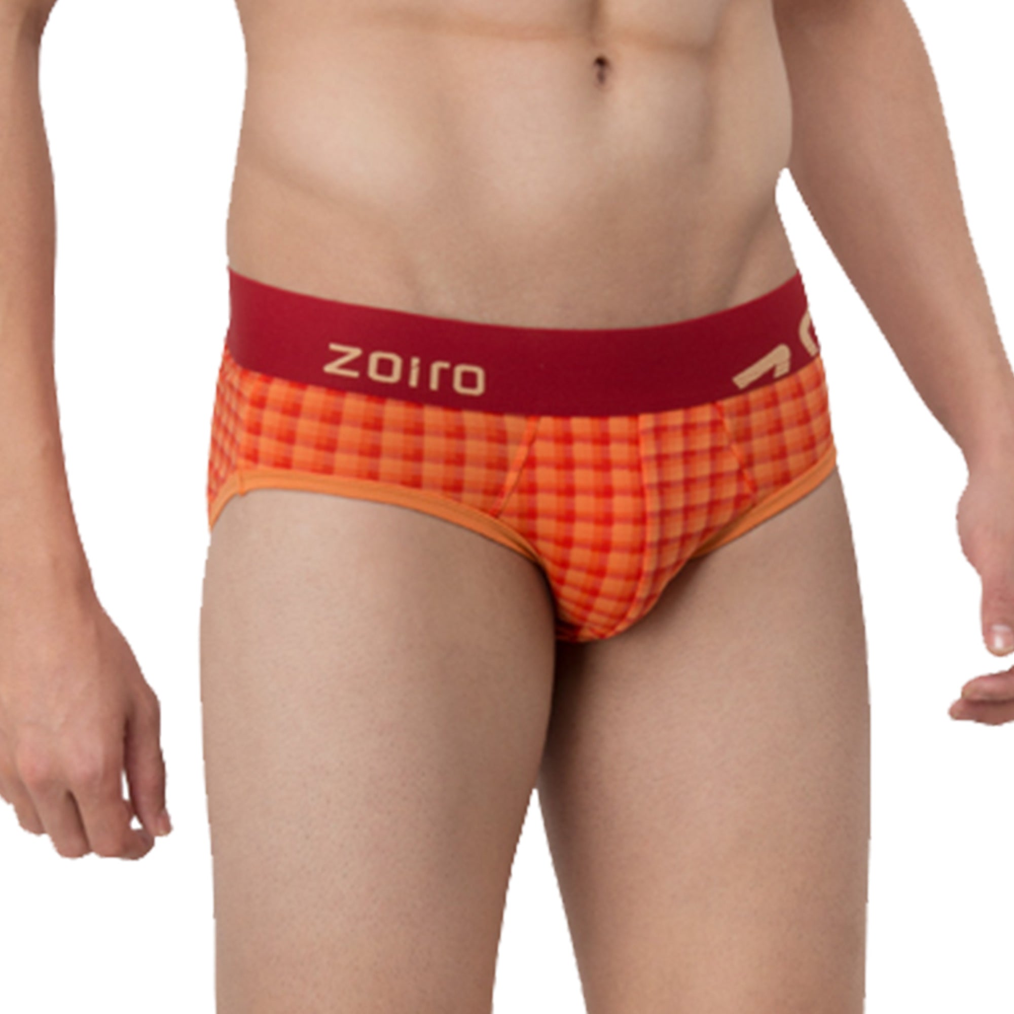 Zoiro Men&#39;s Cotton Printed Brief Pack Of 2