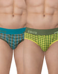 Zoiro Men Cotton Printed Brief Pack - 2