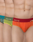 Zoiro Men Cotton Printed Brief Pack Of 3