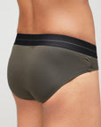 Men's Modal Soft Brief (Pack Of 2) - [Allen Green & Black]