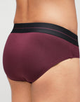 Men's Modal Soft Brief (Pack of 2) - [Grey & Red]