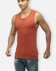 Zoiro Men's Cotton Solid Vest