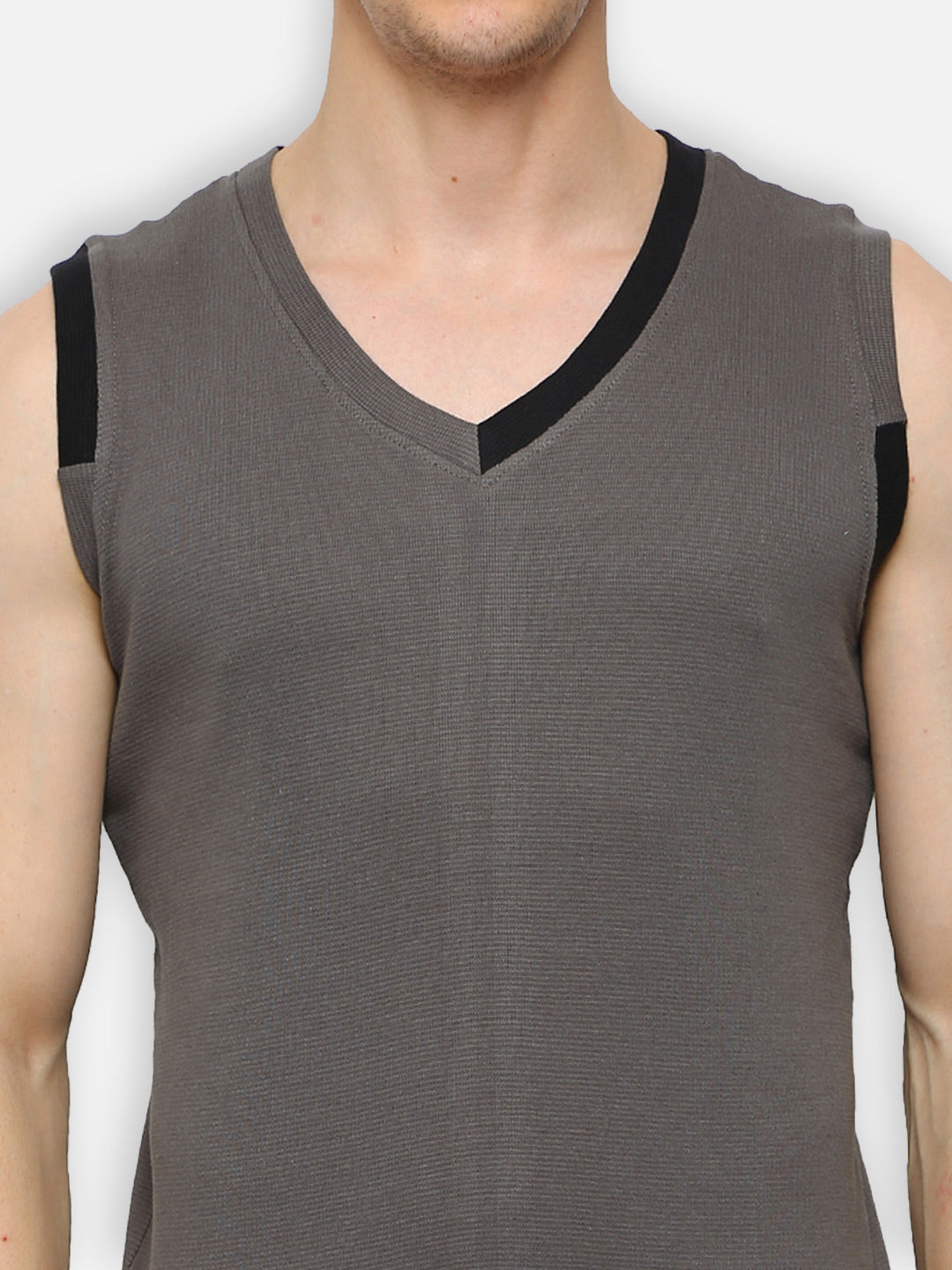 Zoiro Men&#39;s Cotton Solid Vest - Pack Of 3