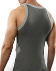Zoiro Men's Cotton Solid Vest Pack Of 2