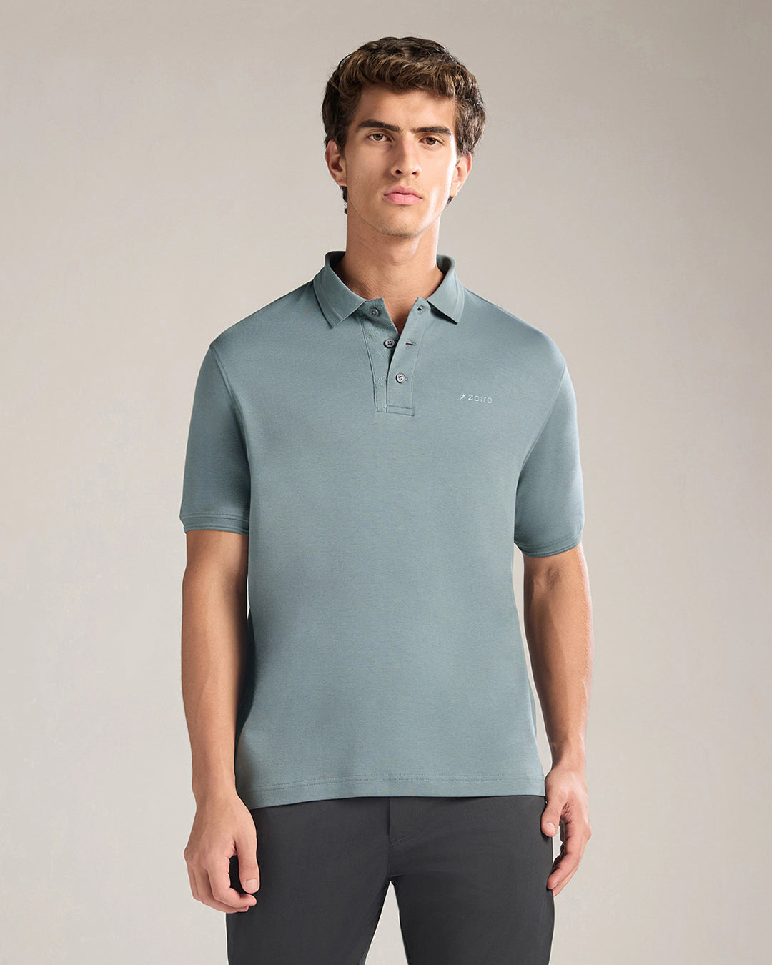 ZOIRO Executive Polo Basalt Front View