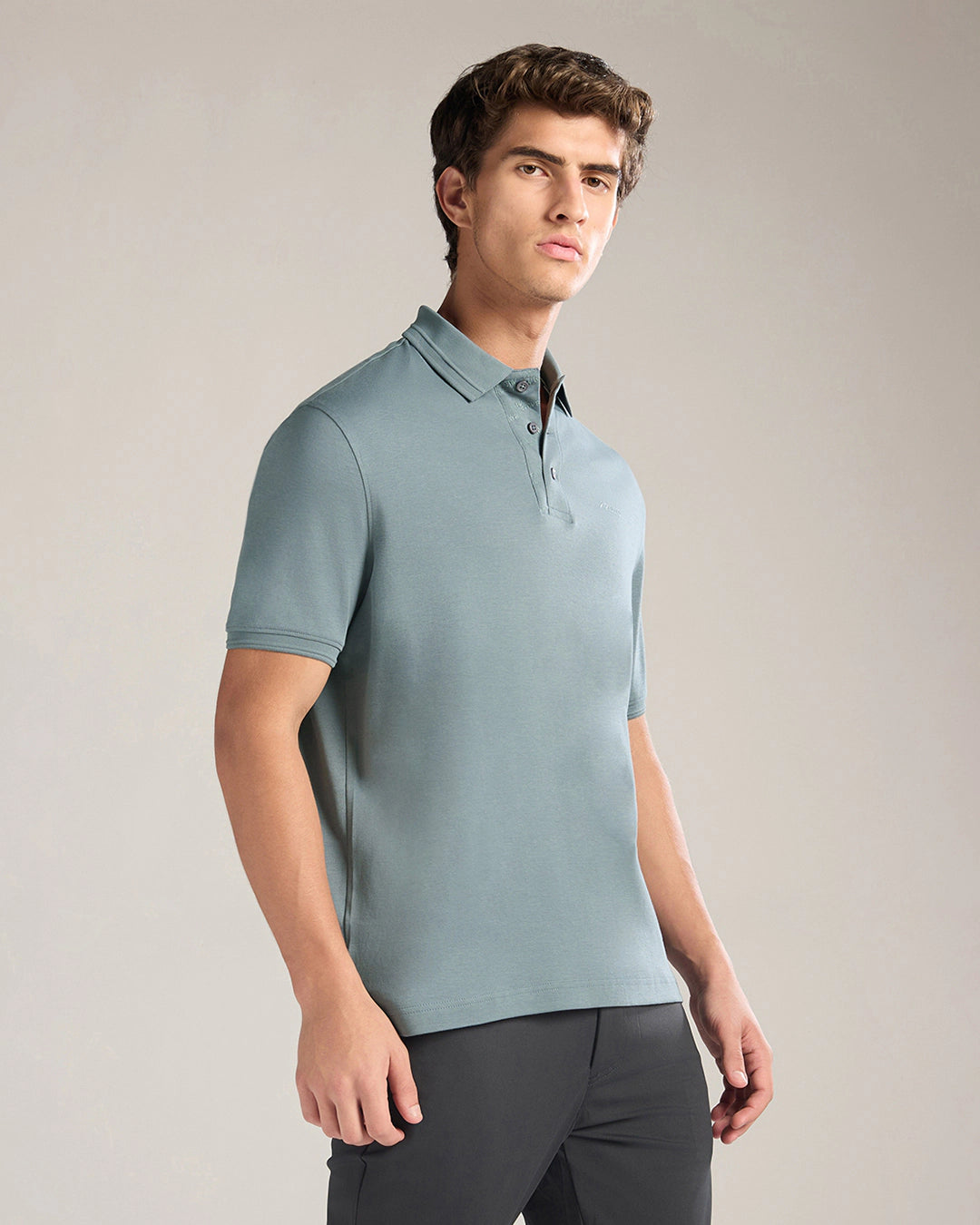 ZOIRO Executive Polo Basalt Side View