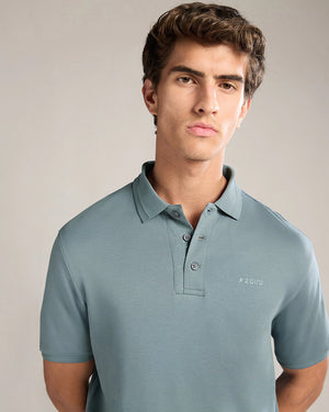 ZOIRO Executive Polo Basalt Detail View