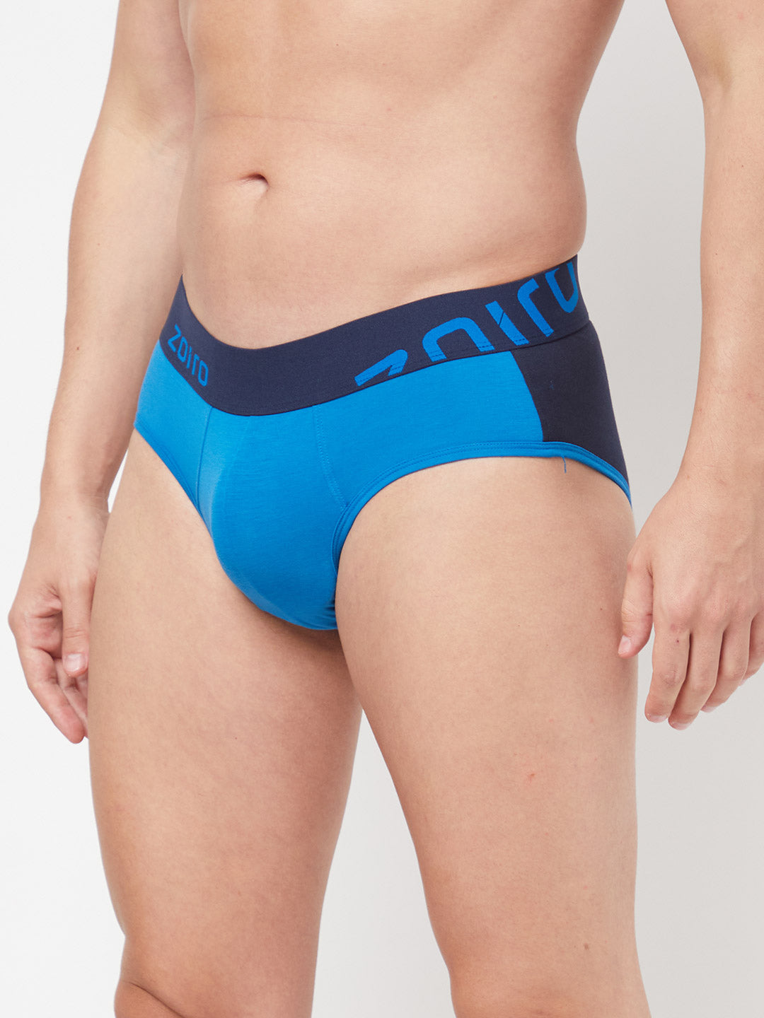 Zoiro Cotton Soft Men&#39;s Brief (Pack Of 2) Total Eclipse + Directory Blue/ Total Eclipse