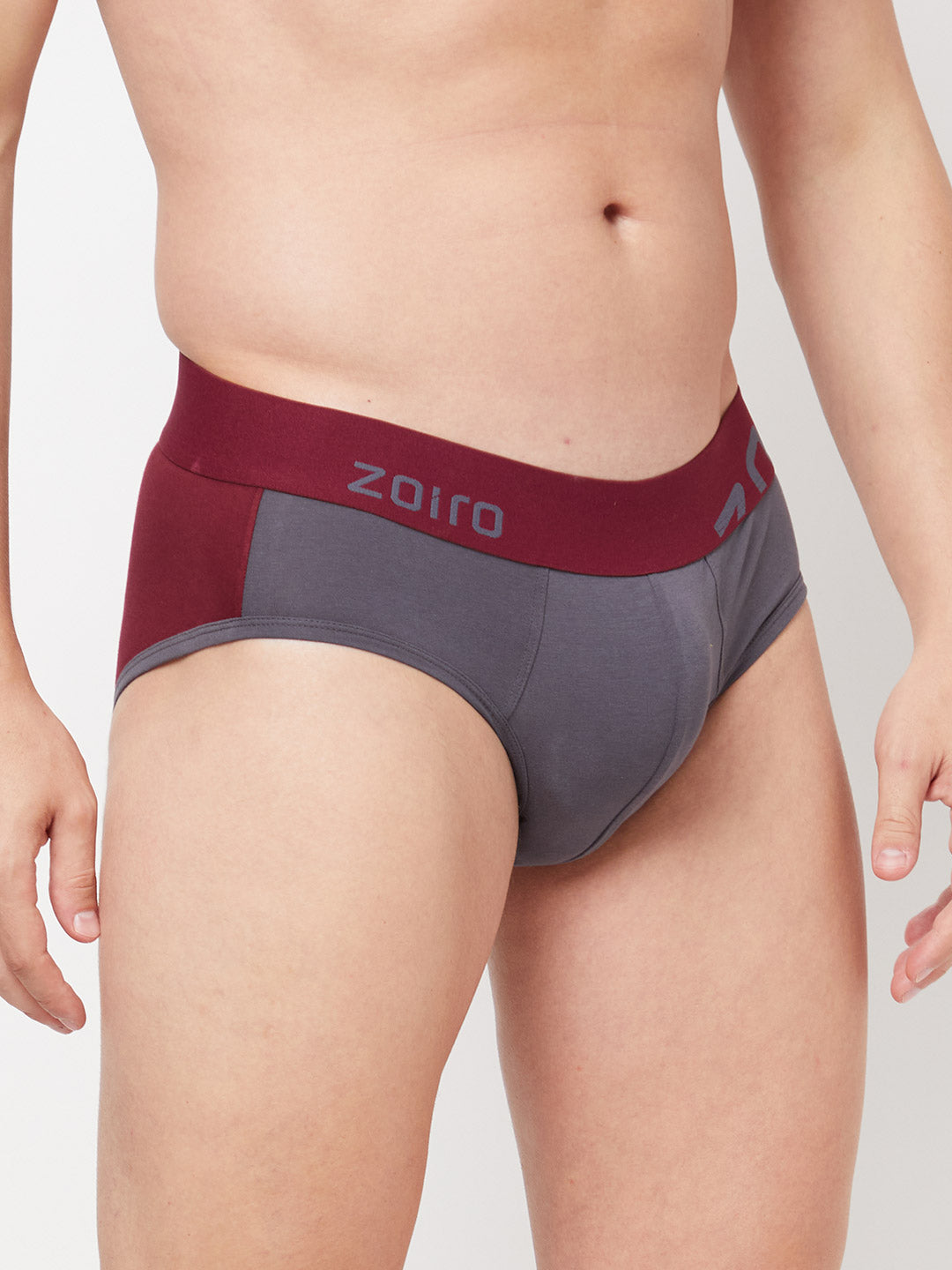 Zoiro Men&#39;s Cotton Brief (Pack Of 2) Nine Iron + Nine Iron