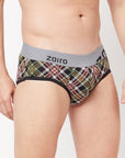 Zoiro Men's Cotton Brief (Pack Of 2) Legion Blue+Black