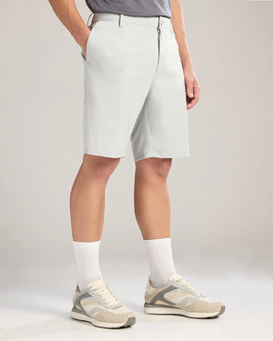 Zoiro Athleisure Shorts Mist Grey - Side View