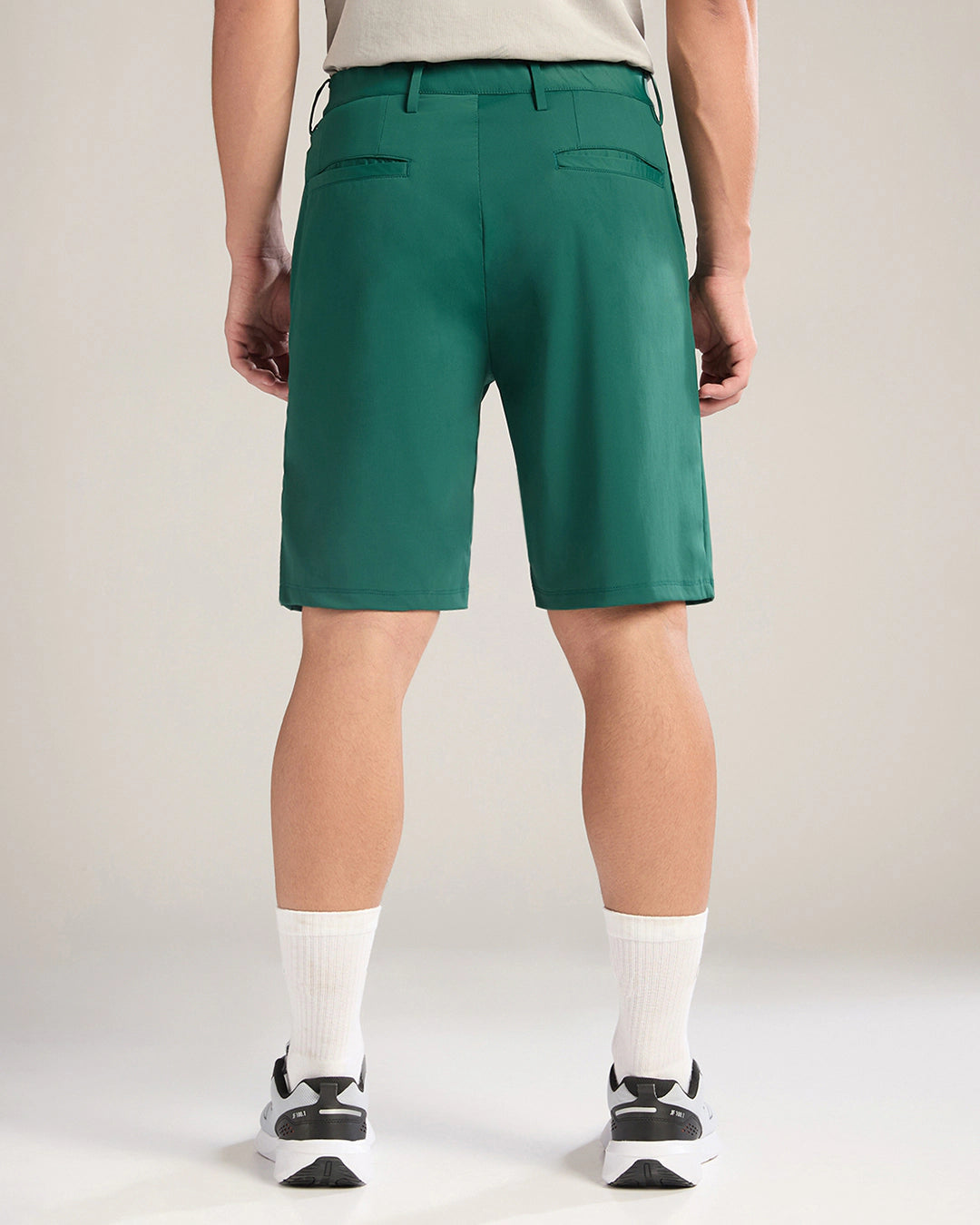 Zoiro Athleisure Shorts Rain Forest - Back View