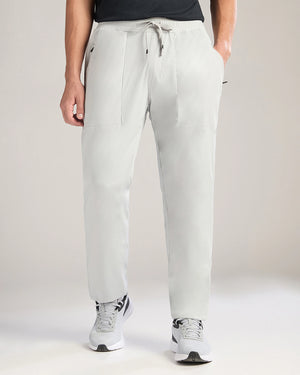 Zoiro Athleisure Track Pant - Mist Grey front view