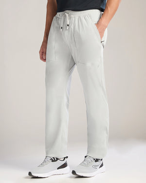 Zoiro Athleisure Track Pant - Mist Grey side view