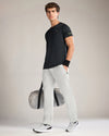 Zoiro Athleisure Track Pant - Mist Grey pocket detail