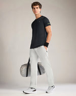 Zoiro Athleisure Track Pant - Mist Grey pocket detail